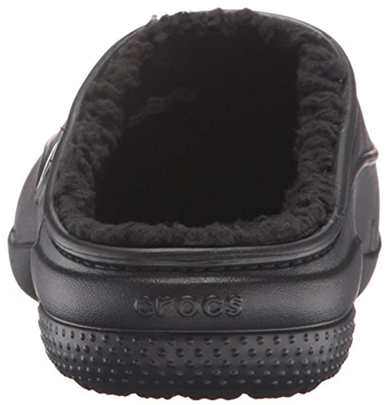 Crocs™ Freesail Plush Lined Clog in Black/Black (Black) | Lyst