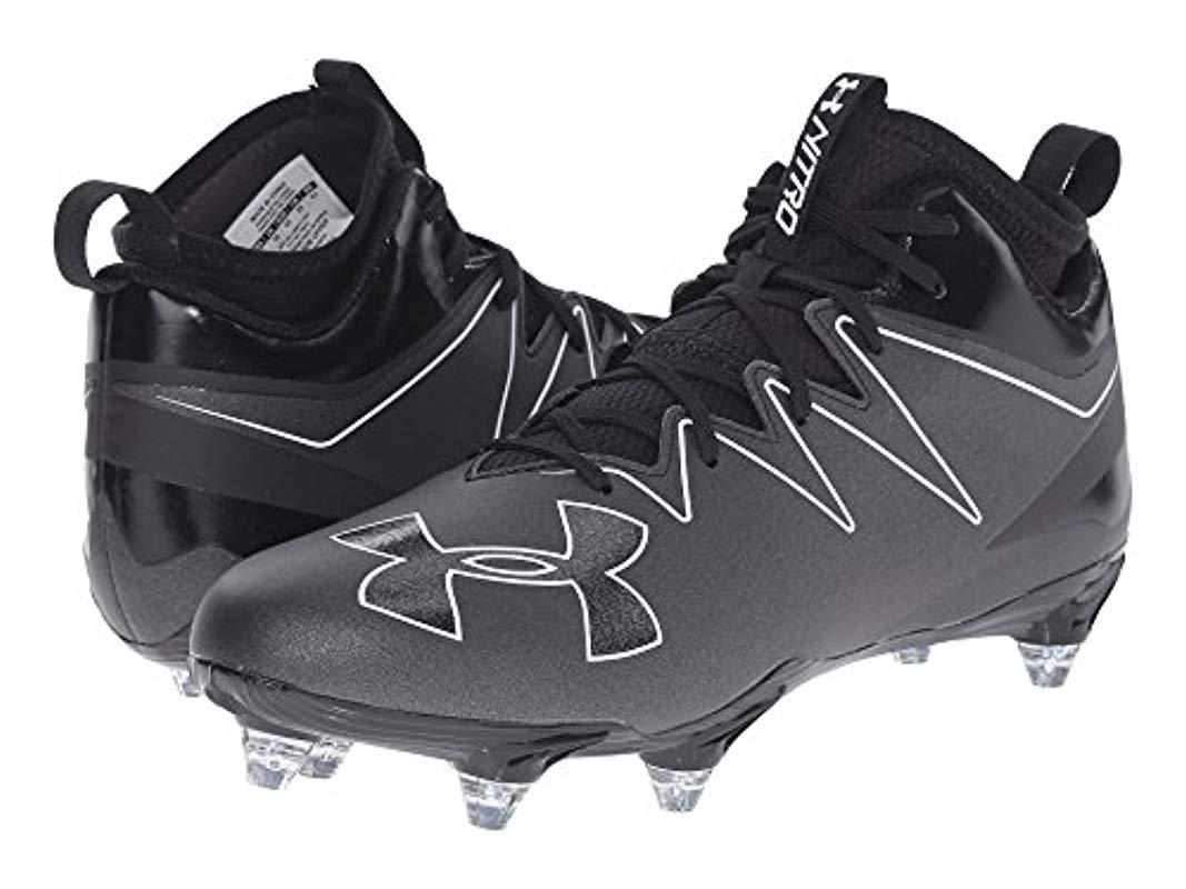 under armour nitro mid d football cleats