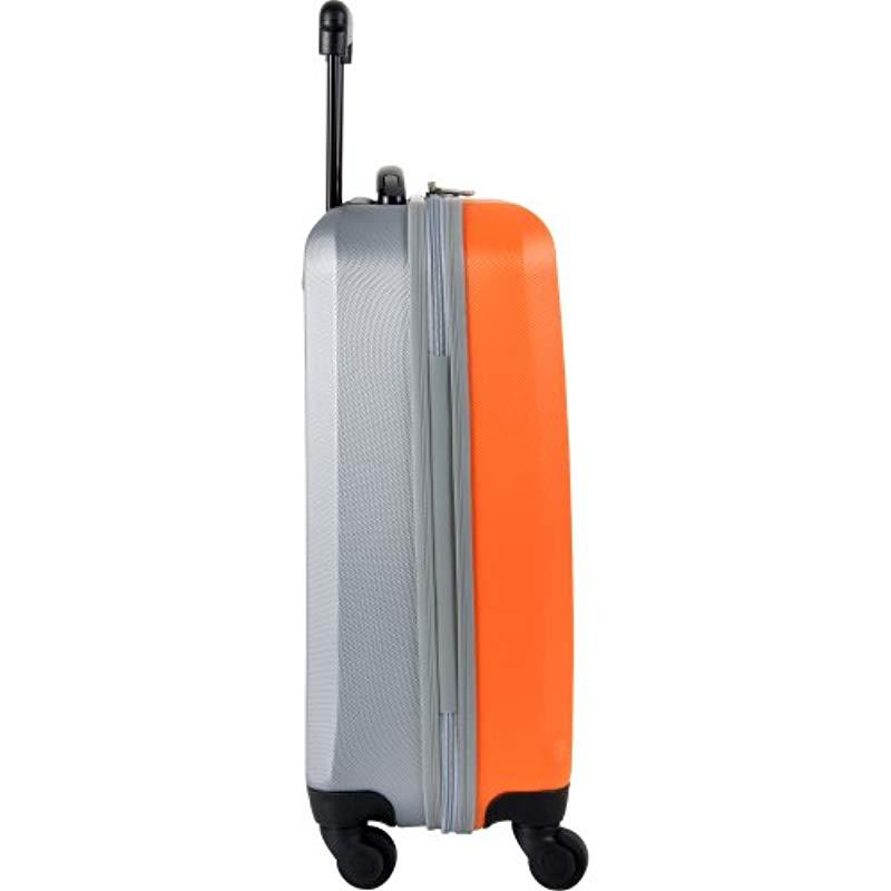 4-wheeled Luggage Set in Orange 