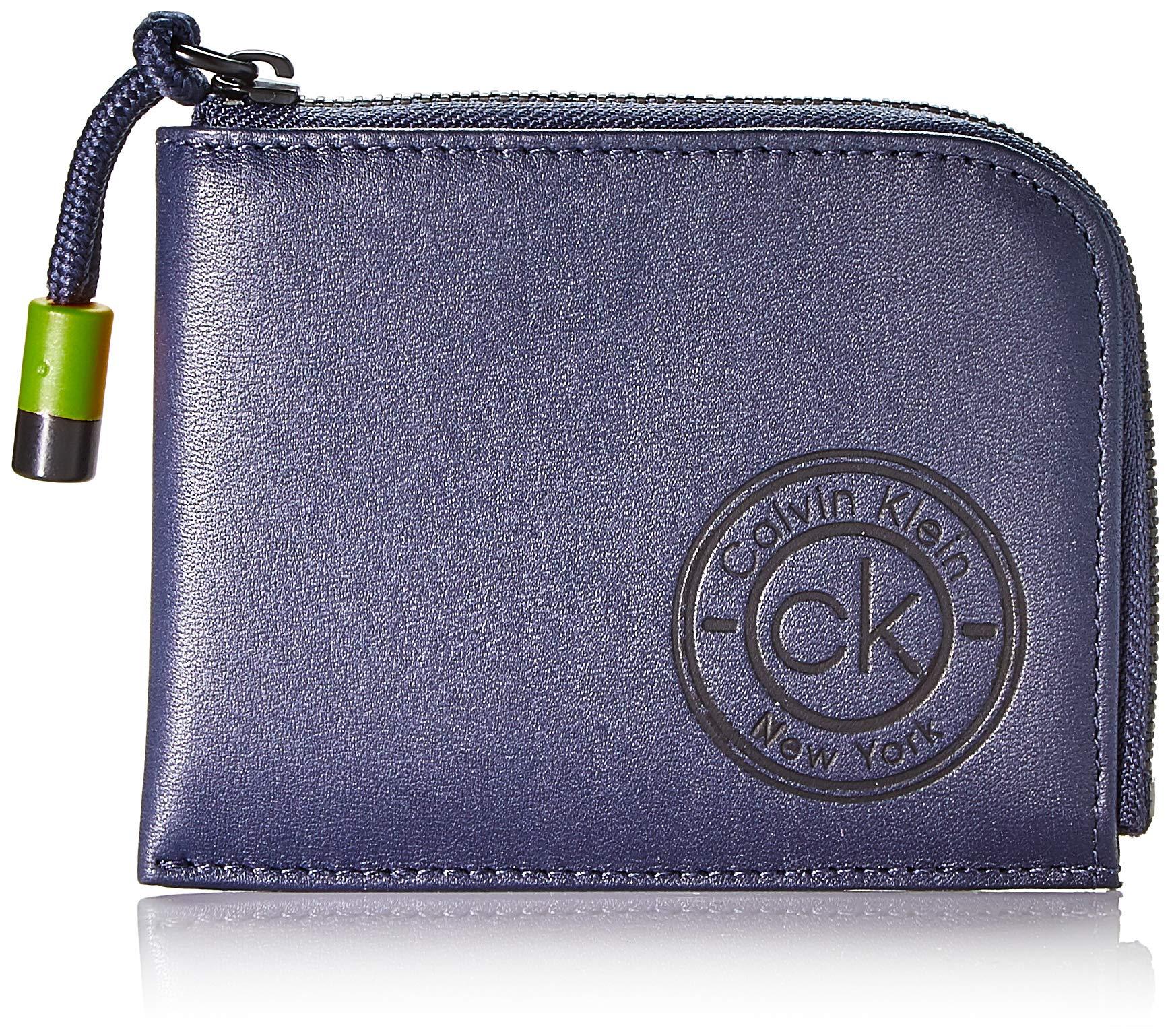 calvin klein zip around wallet
