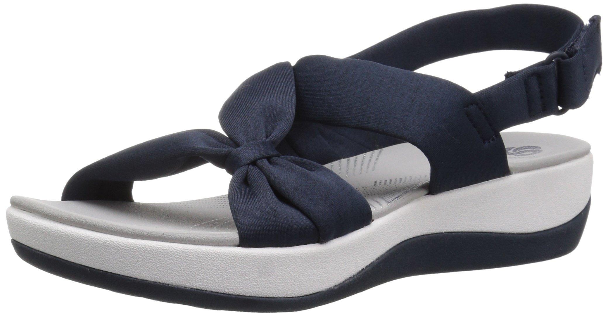clarks sandals blue