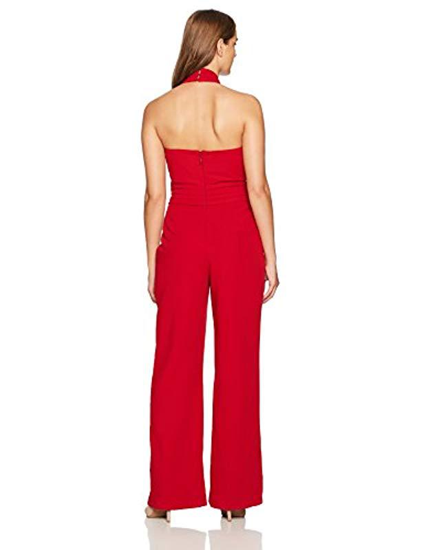adelyn rae red jumpsuit