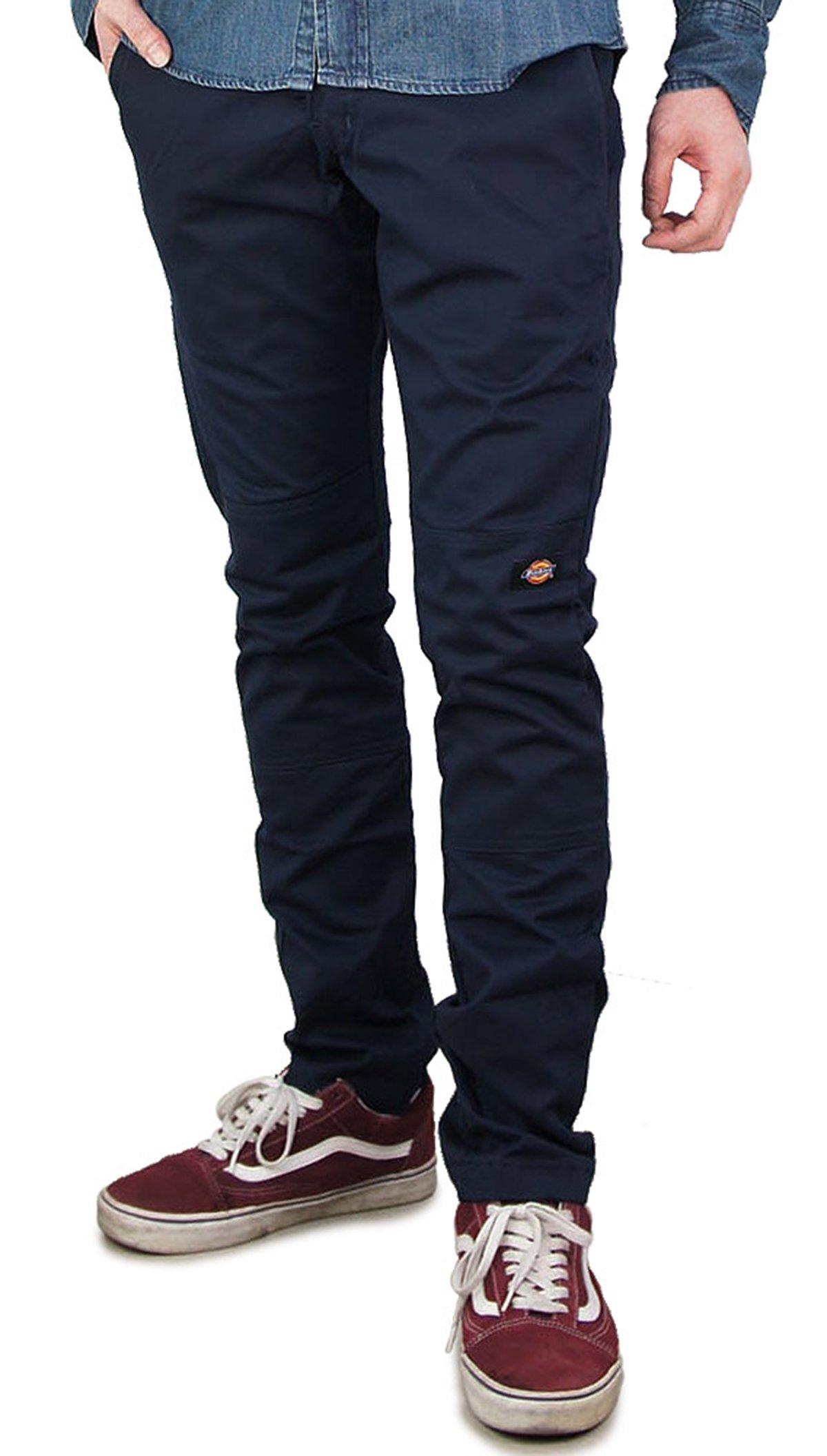 Dickies Synthetic Mens Skinny Straight Double Knee Work Utility Pants in  Dark Navy (Blue) for Men - Save 33% - Lyst