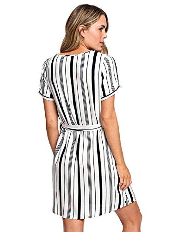 roxy women's monument view wrap dress