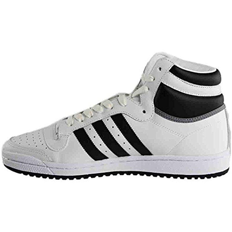 adidas Originals Suede Adidas Top Ten Hi Fashion Sneaker in Gray for ...