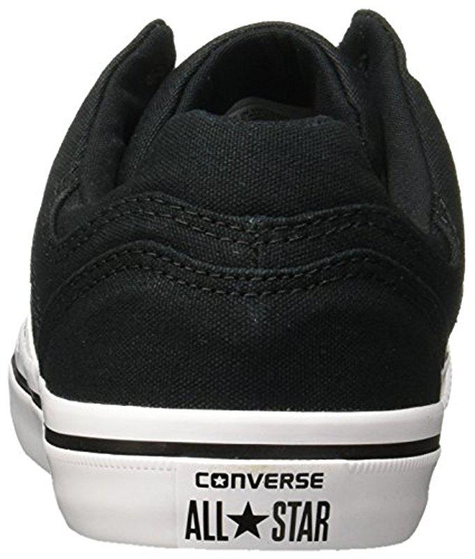 converse men's el distrito twill low top sneaker