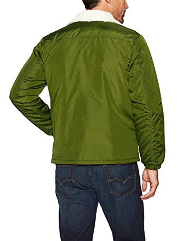 levis sherpa green