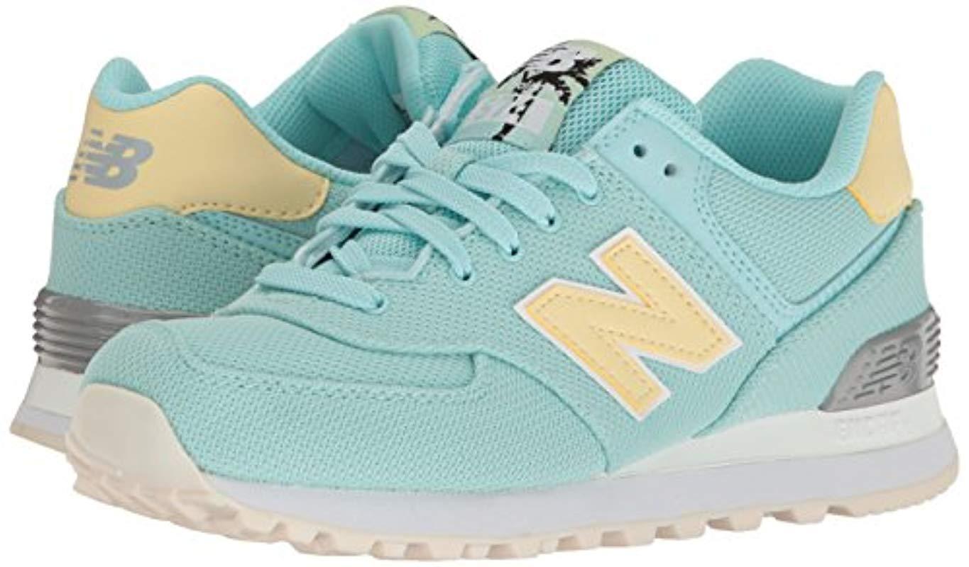 New Balance 574 Miami Palms Pack Lifestyle Fashion Sneaker in Blue ...