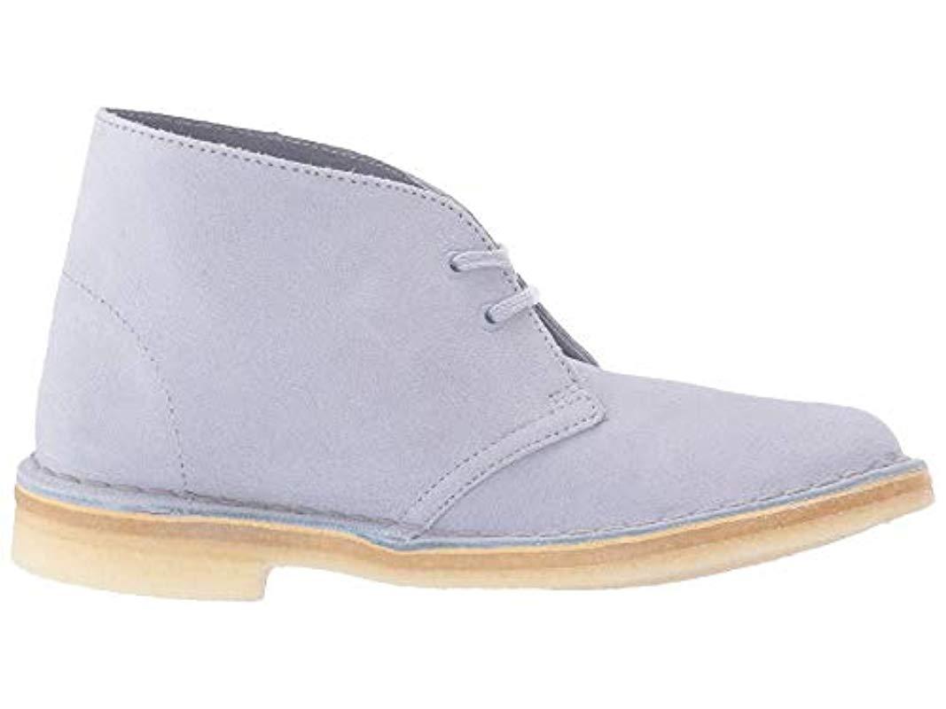 clarks desert boot cool blue