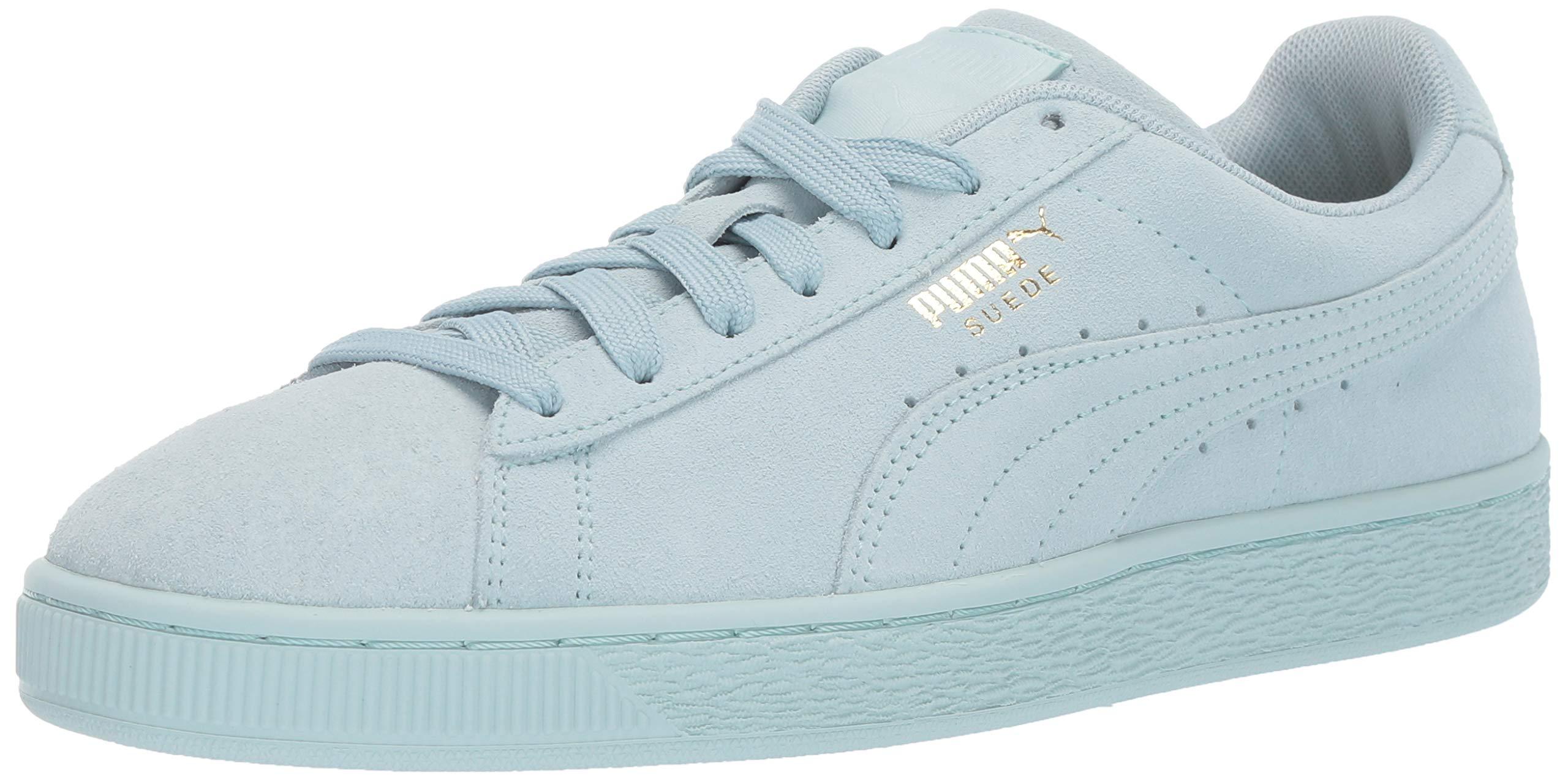 sky blue puma suede