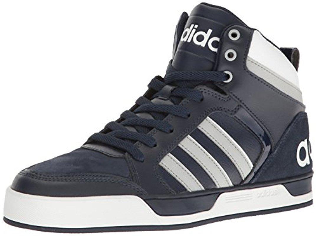 adidas Leather Neo Raleigh 9tis Mid Basketball Shoe in Blue for Men - Lyst