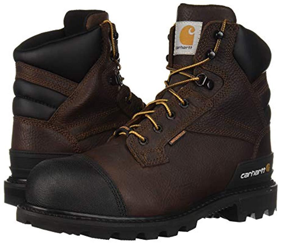 carhartt waterproof pac insulated work boots for winter