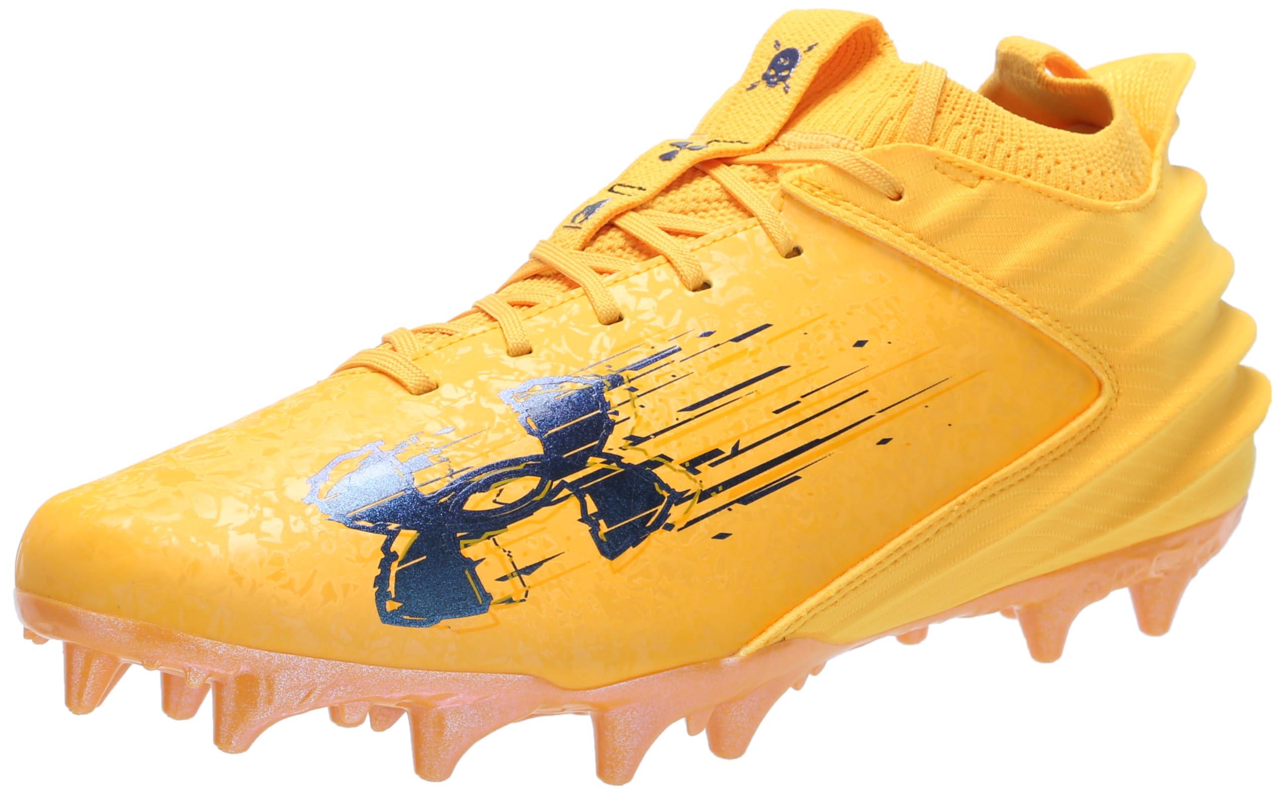 Under Armour Blur Smoke Suede Mc Football Shoe, in Yellow for