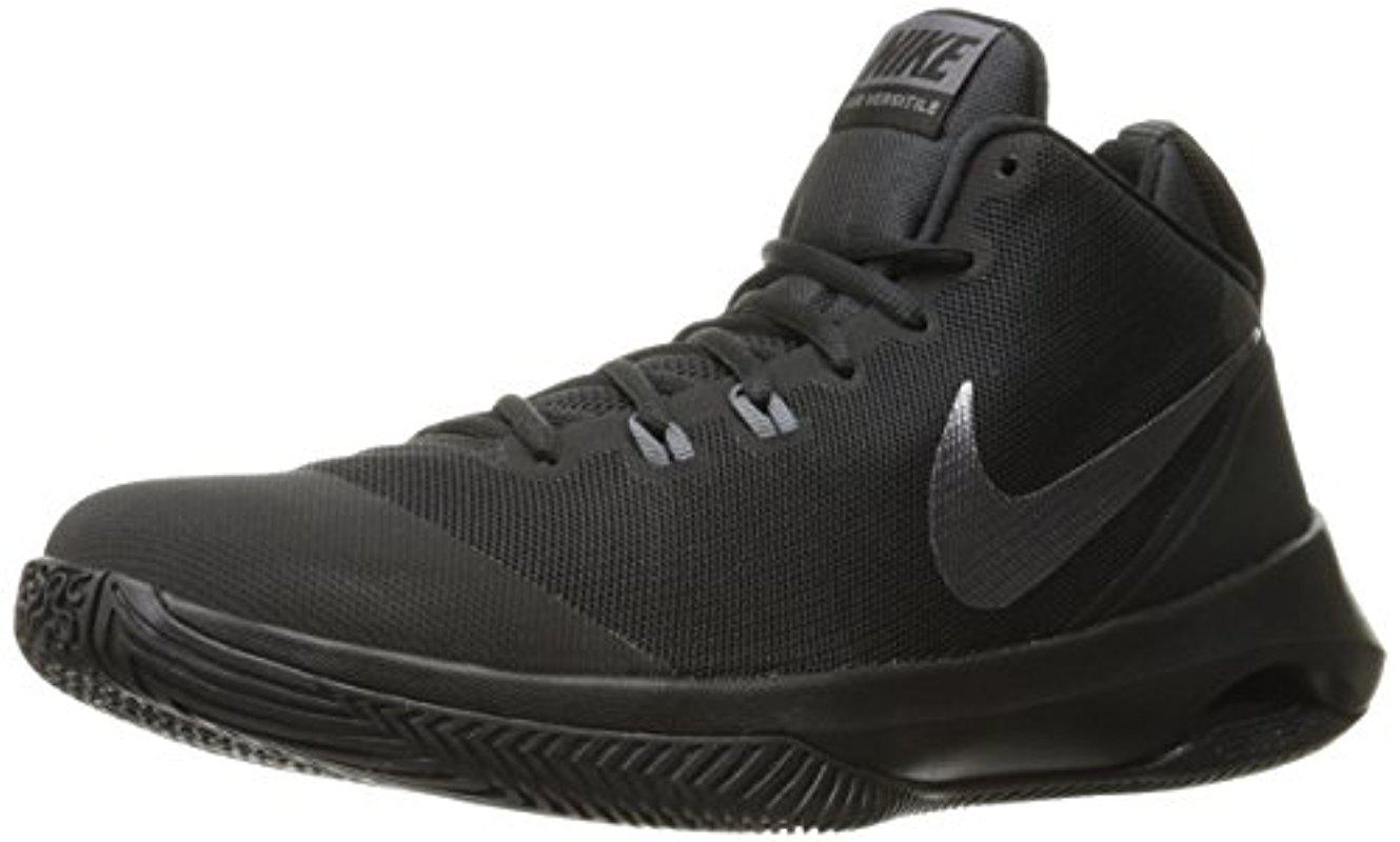 Nike Air Versitile Nubuck Basketball Shoes in Black for Men | Lyst