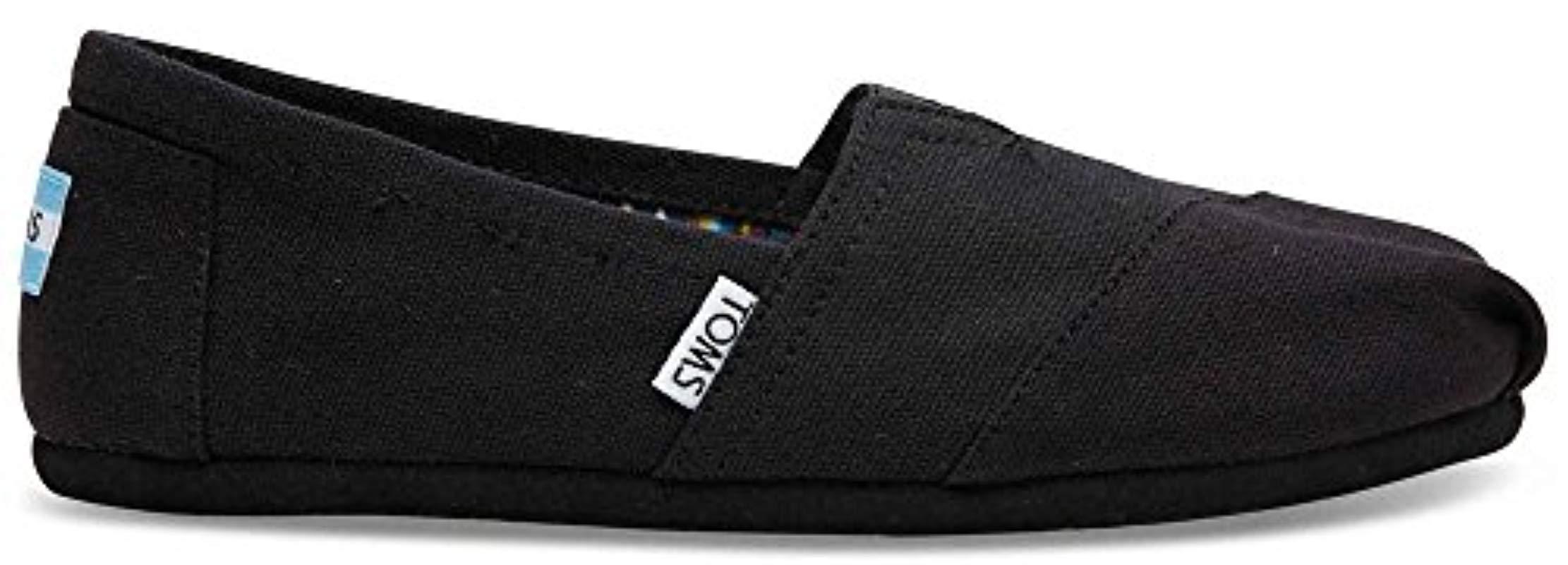 toms mens canvas slip on shoes