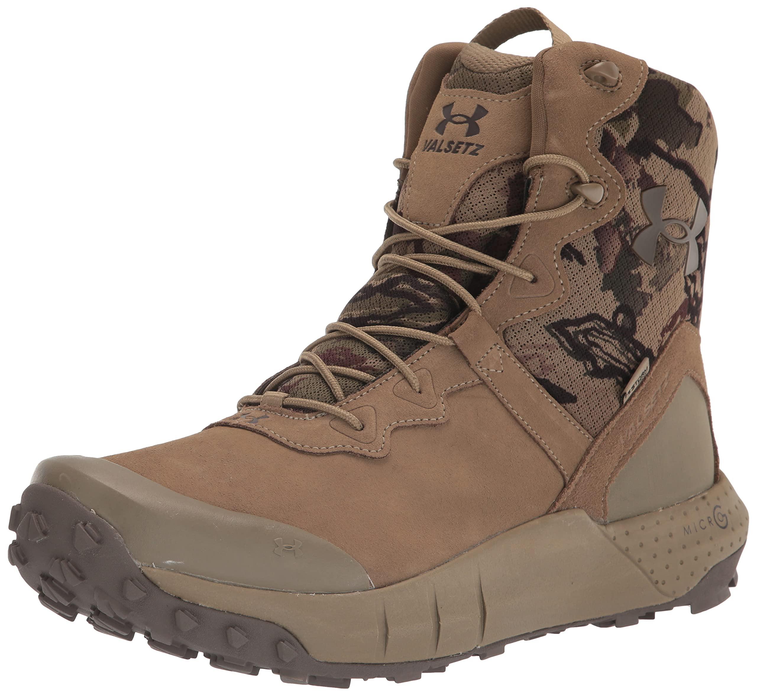 Under Armour Military Grade Valsetz Waterproof Tactical Boot, in Brown