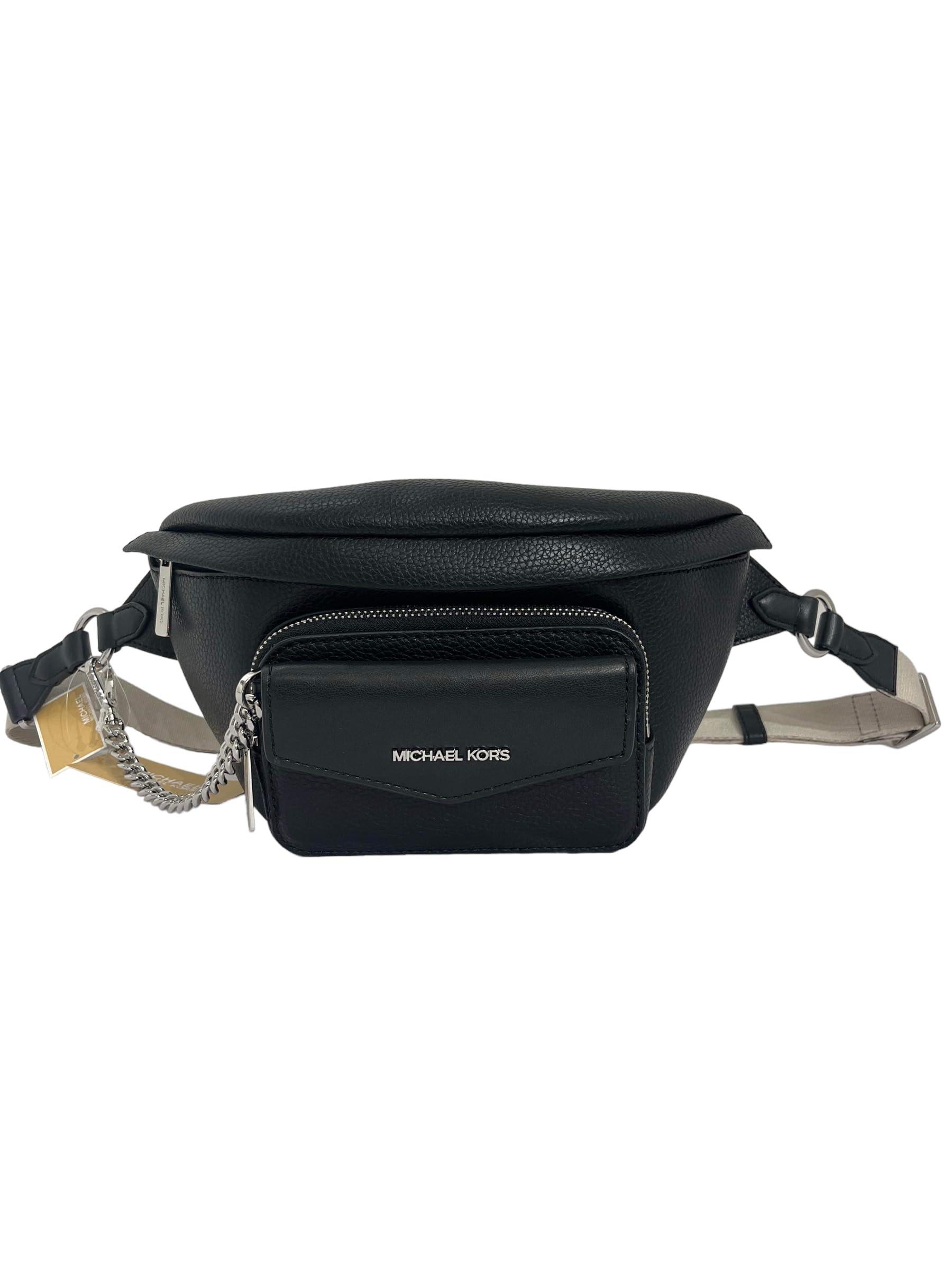 Michael kors black fanny pack hotsell