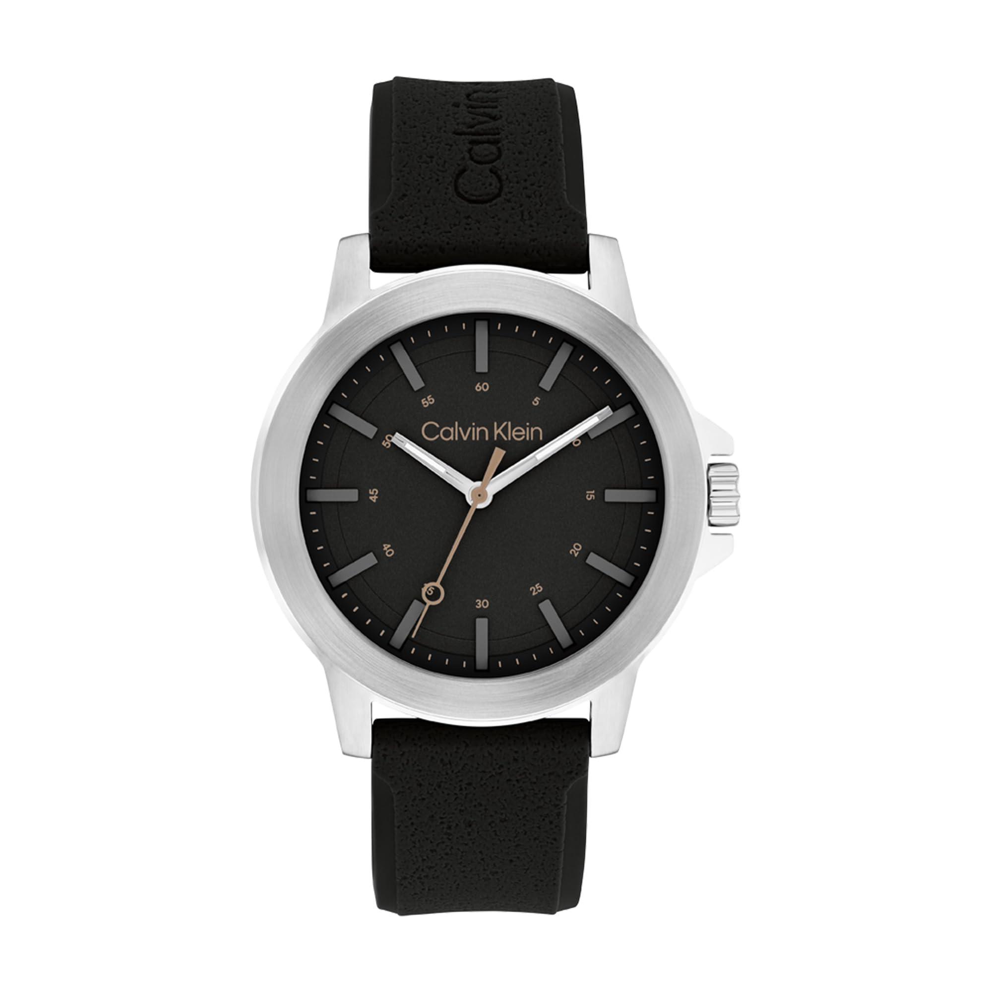 Amazon Reloj Negro Calvin Klein Reloj Calvin Klein Joyful Plateado