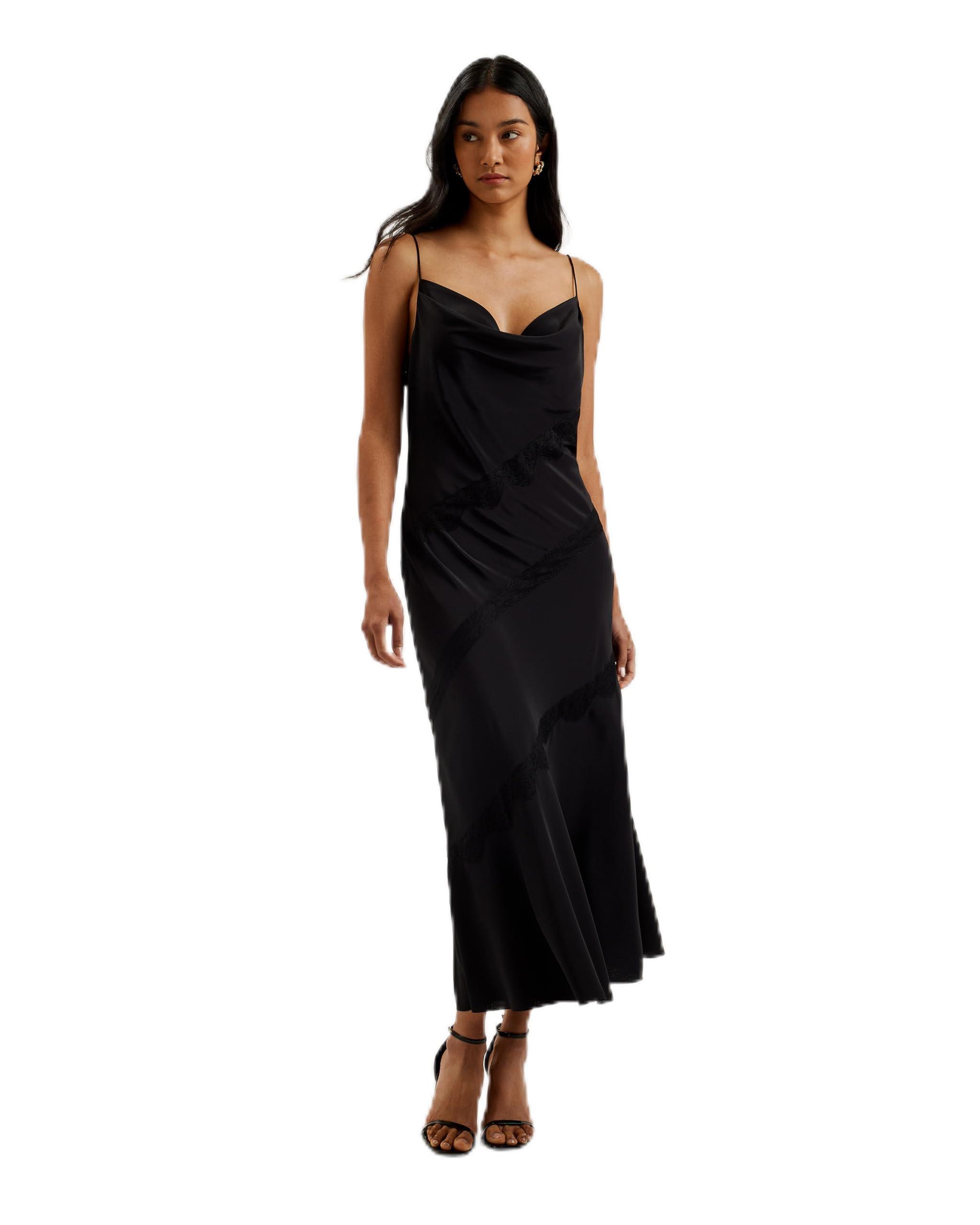 teal color maxi dress Layan Gathered – Deep US 18 / Teal USNEW_12_19_25 Size:6-7 Years Dress Shoes For Wedding skimming slip silhouette that