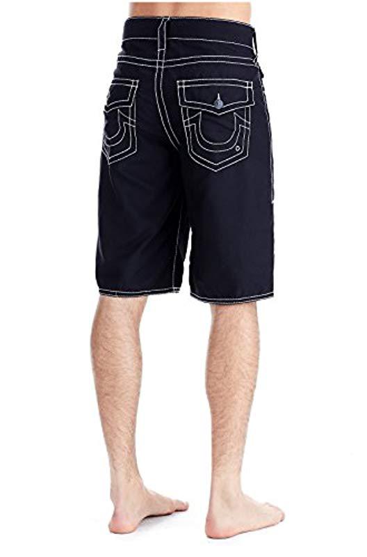 True Religion Ricky Big T Board Shorts 