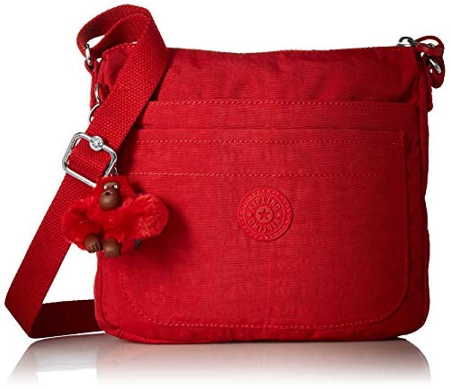 Kipling Womens Sebastian Crossbody Bag in Red - Lyst