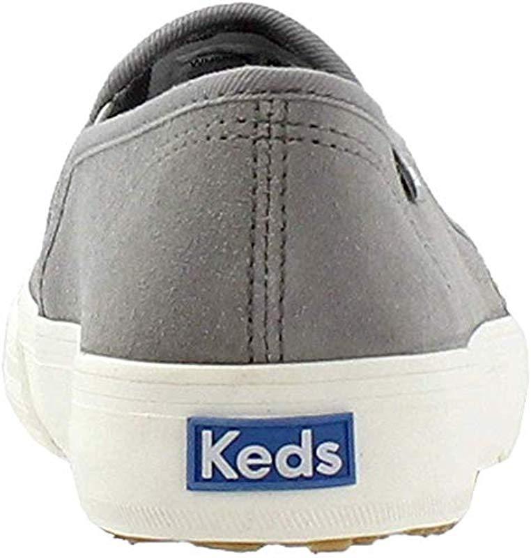 keds double decker perf suede gray