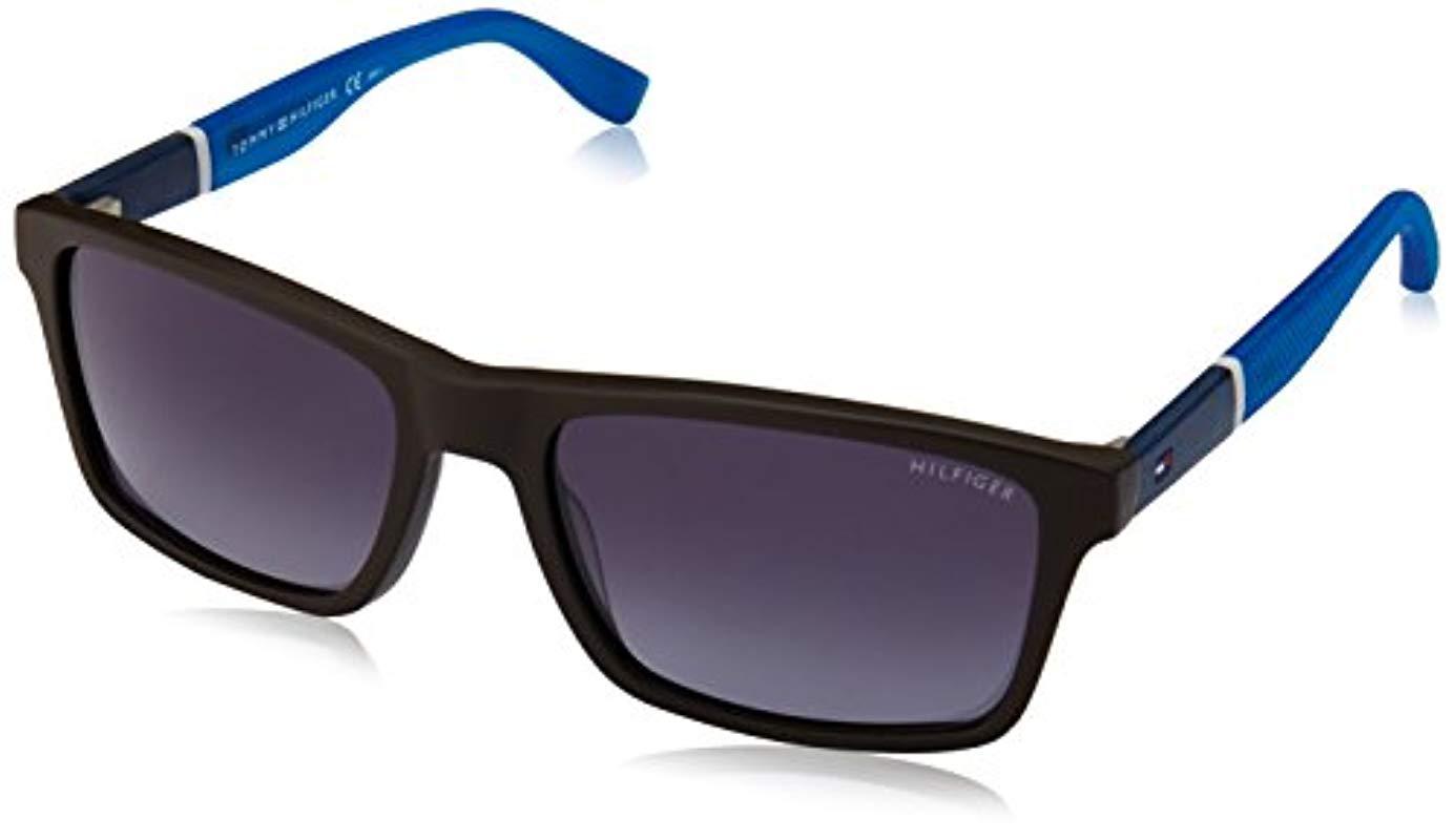 Lyst Tommy Hilfiger Th1405s Rectangular Sunglasses in Blue for Men