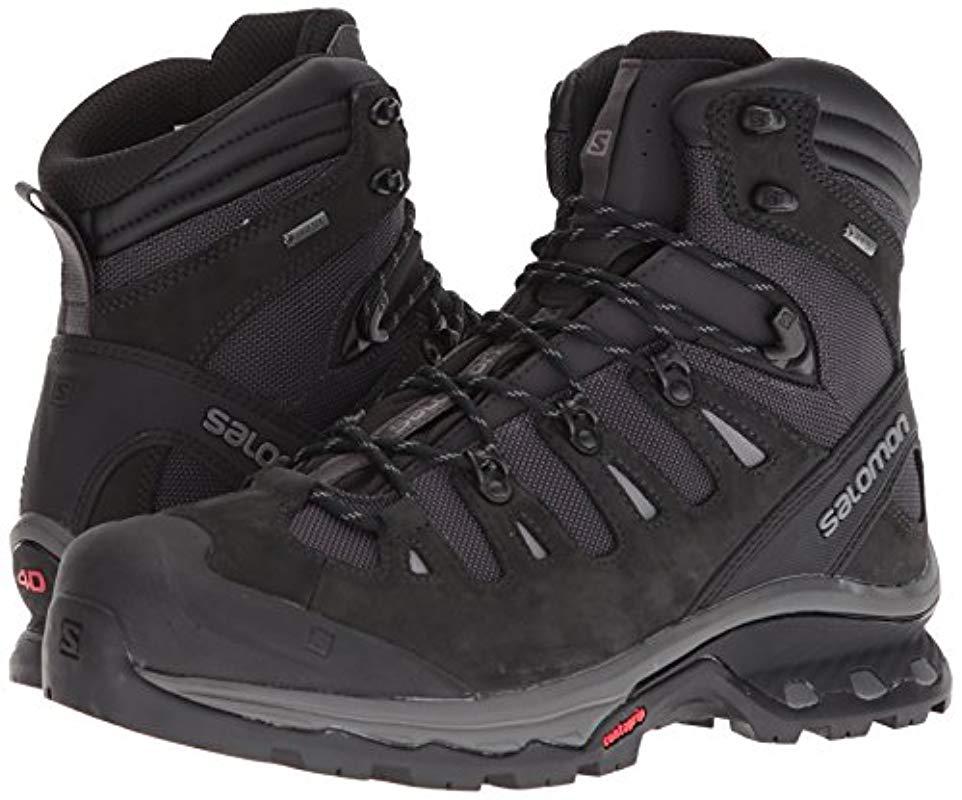 Salomon Leather Quest 4d 3 Gtx Backpacking Boot in Black for Men - Lyst