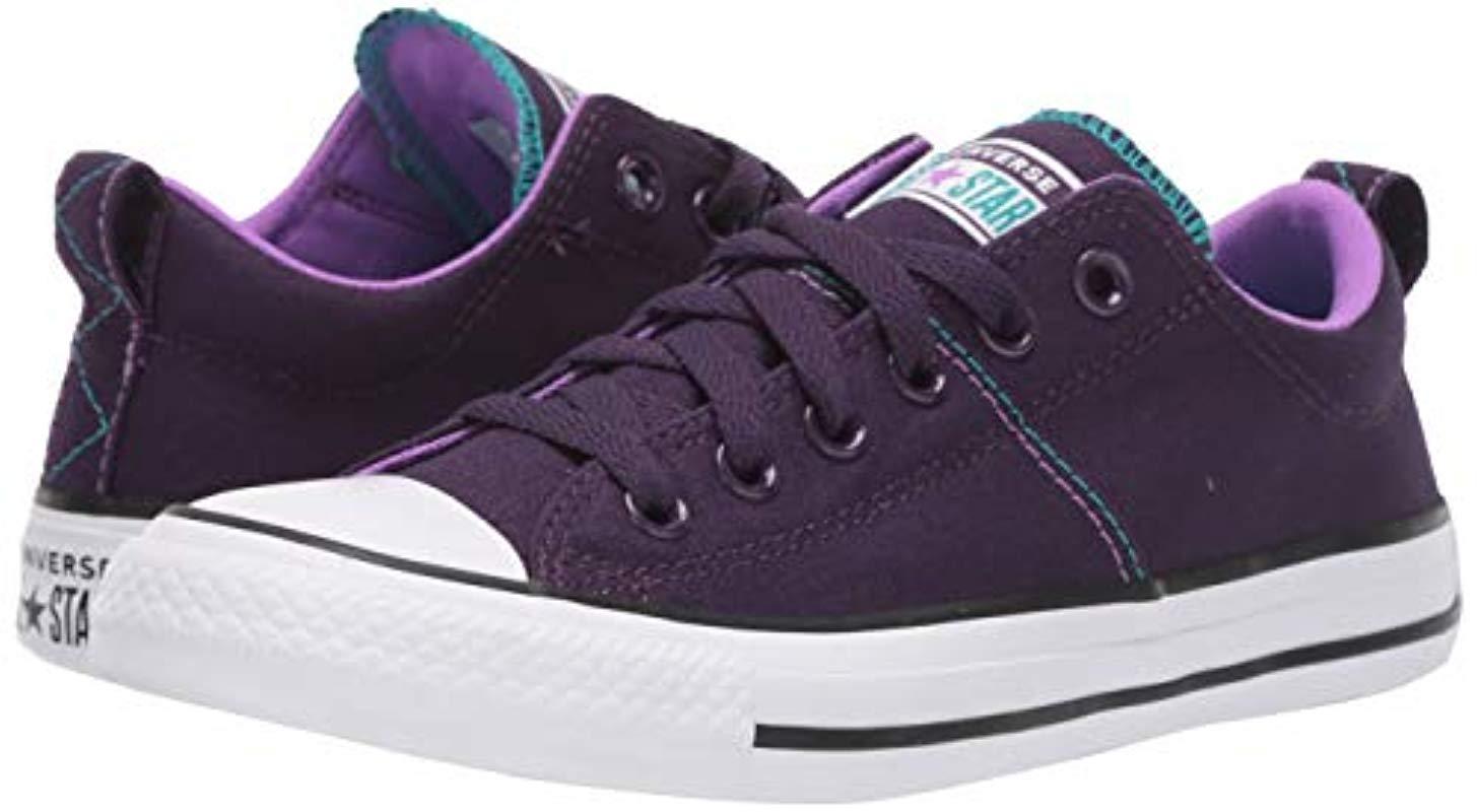 converse dark orchid