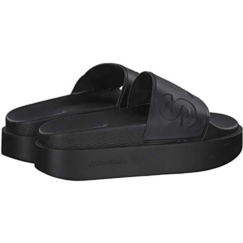 superga platform slides