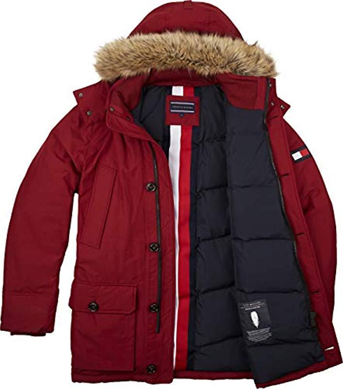 hampton down parka tommy hilfiger