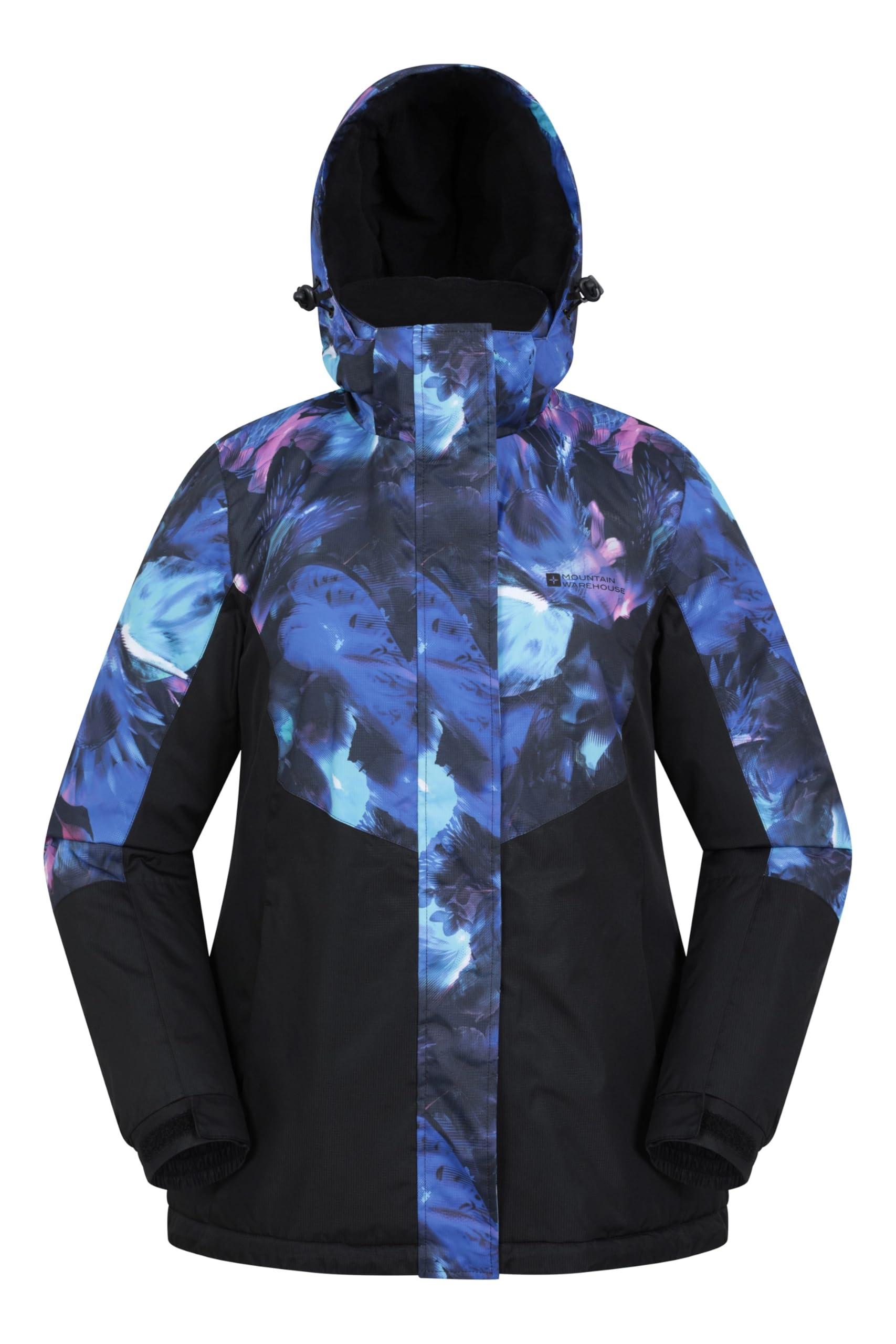 Mountain Warehouse Dawn Womens Ski Jacket Snowproof Warm Ladies Jacket Fleece Lined Ski Coat Adjustable Cuff Hem Hood in Blue Lyst UK