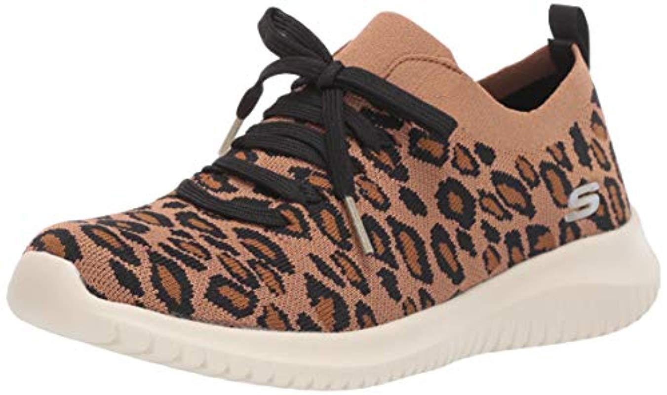 skechers leopard trainers