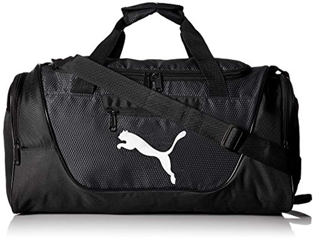 PUMA Synthetic Contender Duffel Bag in Black for Men - Save 30% | Lyst