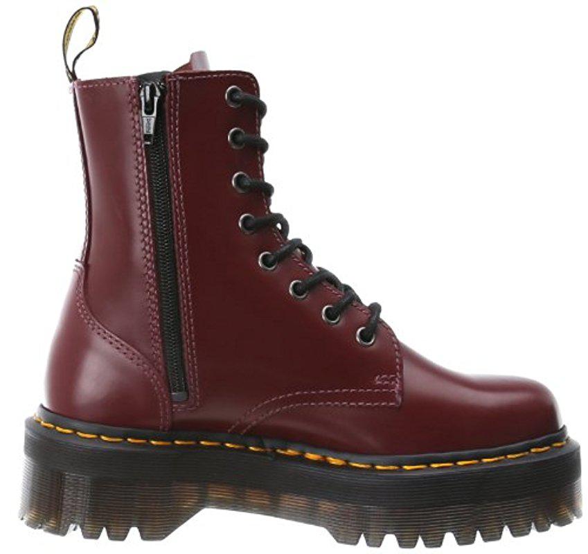Dr. Martens Leather Jadon Boot in Cherry Red (Red) for Men - Lyst