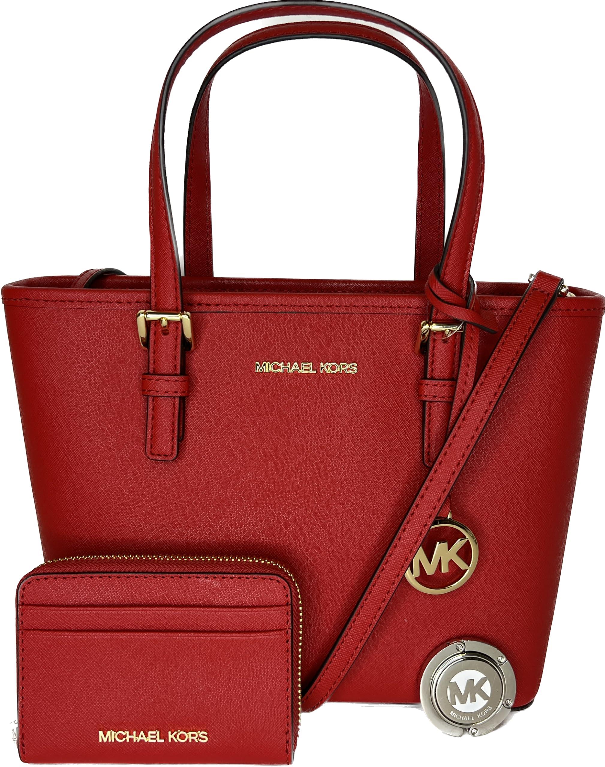 Michael Kors Carryall Xs Jet Set Convertible Top Zip Tote