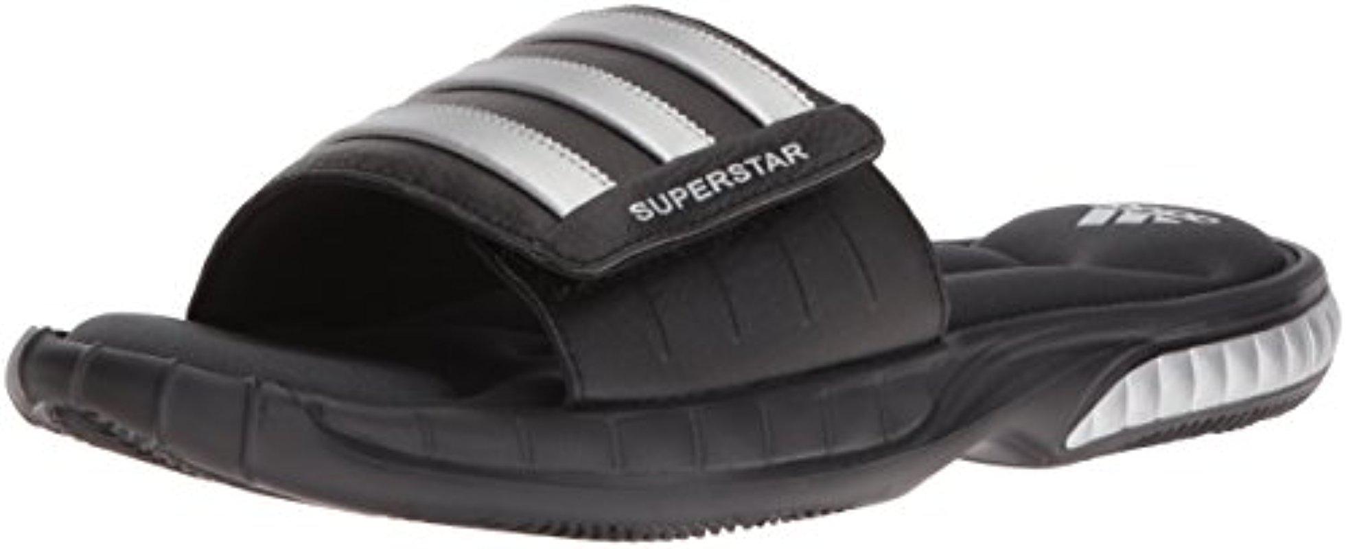 adidas Performance Superstar 3g Slide Sandal in Black for Men | Lyst