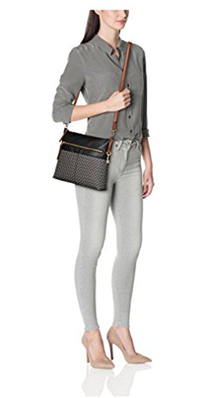 fossil fiona large crossbody