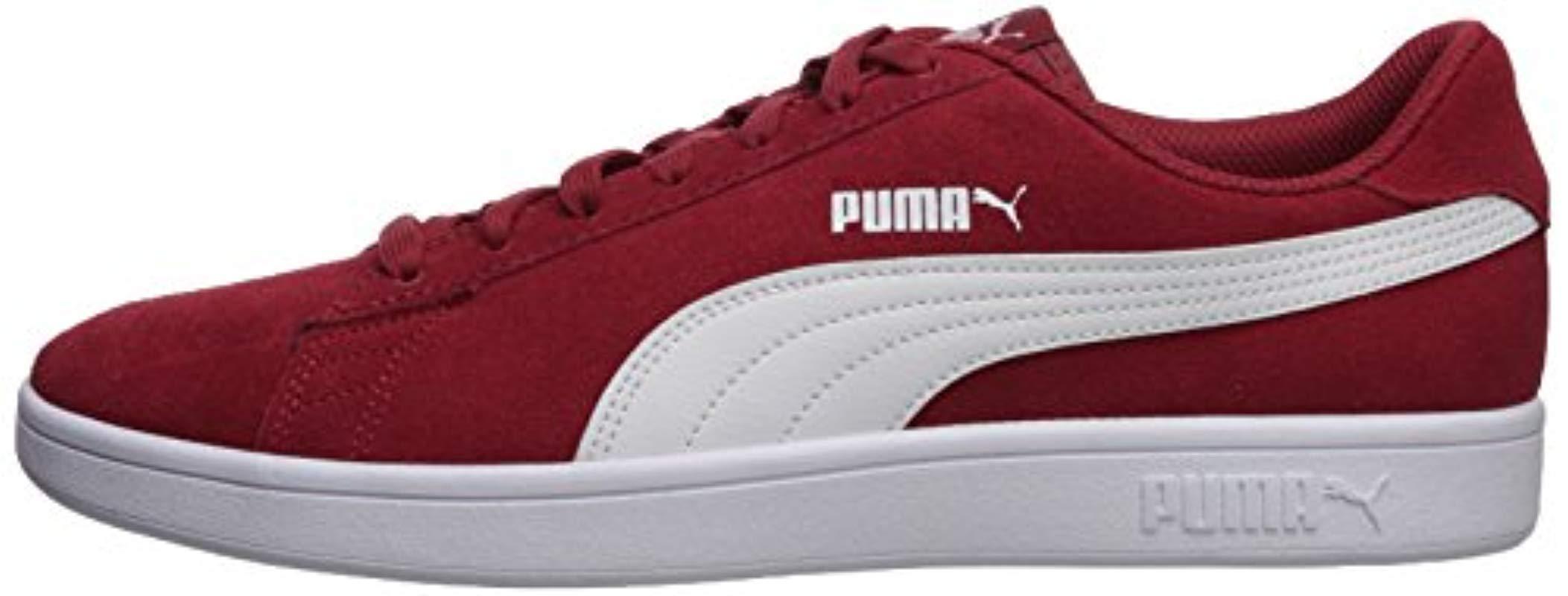 PUMA Suede Smash V2 Sneaker in Red for Men - Lyst