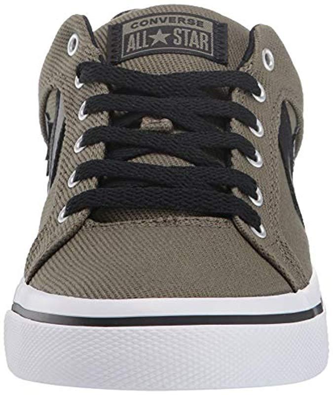 converse men's el distrito twill low top sneaker