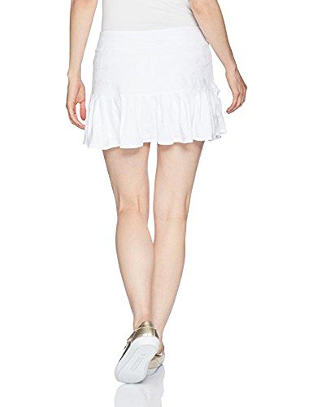 Lilly Pulitzer Synthetic Upf 50+ Meryl Nylon Taye Tennis Skort in White - Save 16% - Lyst