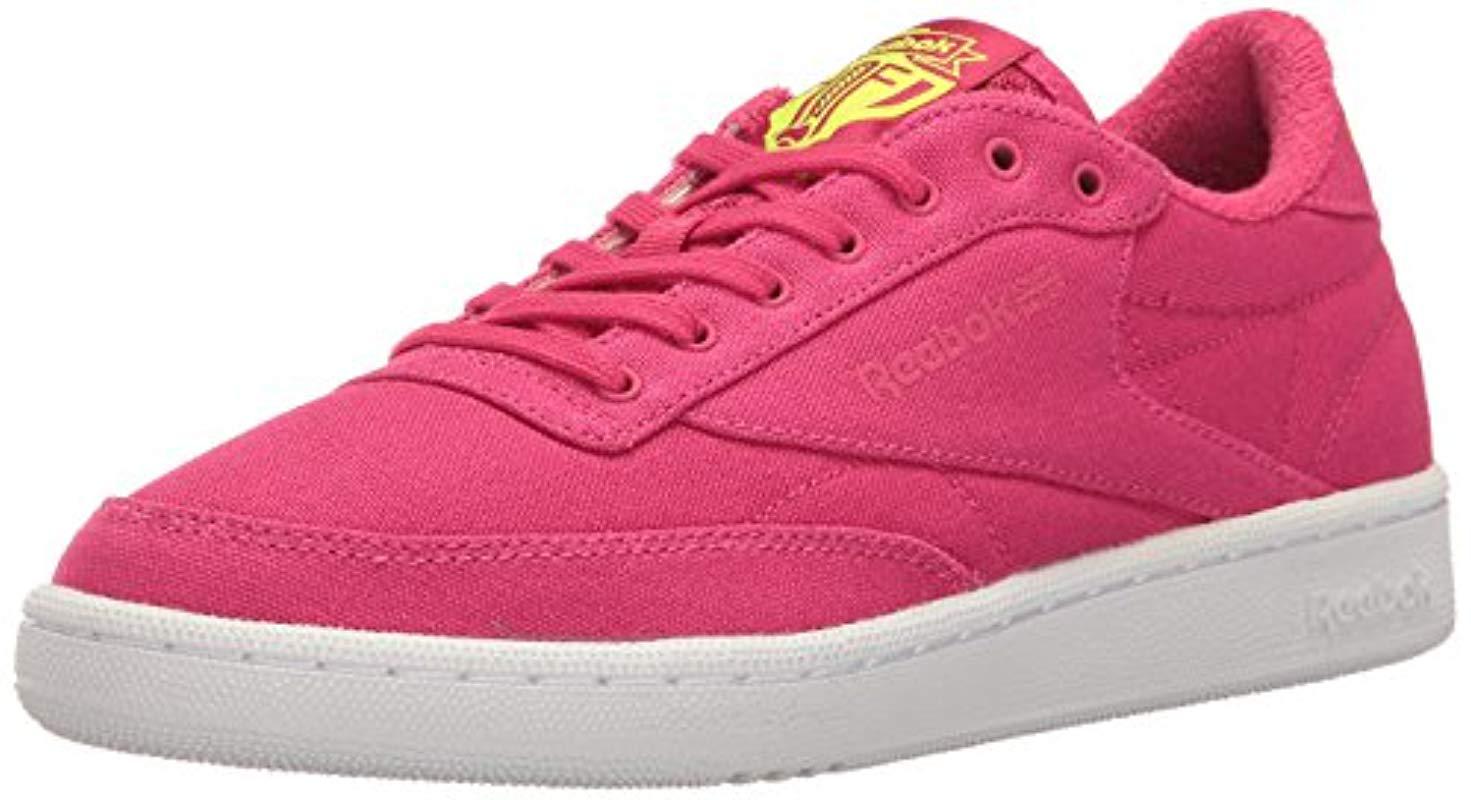 Download Reebok Canvas Club C 85 Eh Fashion Sneaker in Pink - Lyst