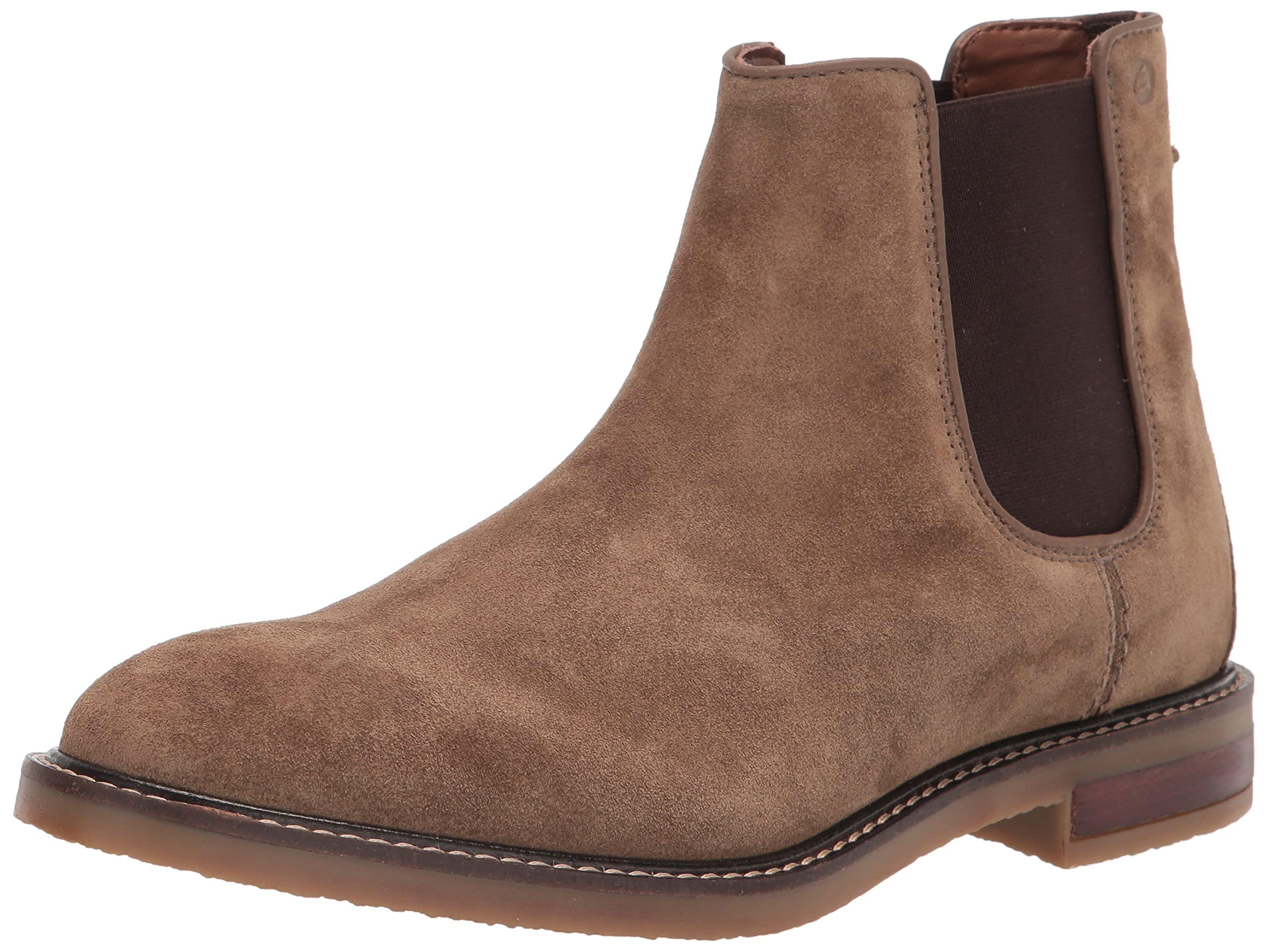 Clarks Jaxen Chelsea Boot in Taupe Suede (Brown) for Men - Save 16% | Lyst