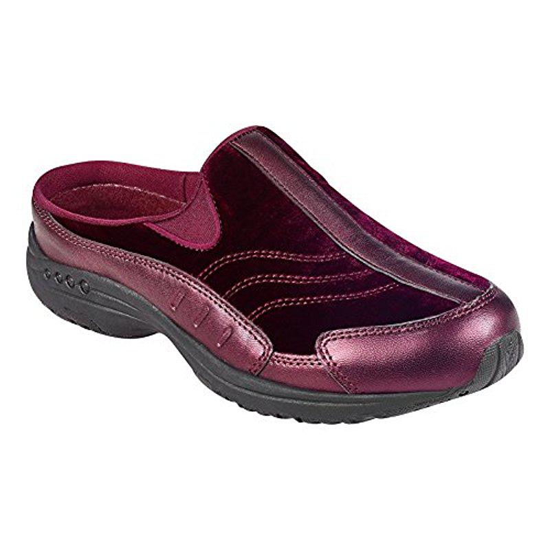Easy Spirit Traveltime Velvet Clogs Lyst