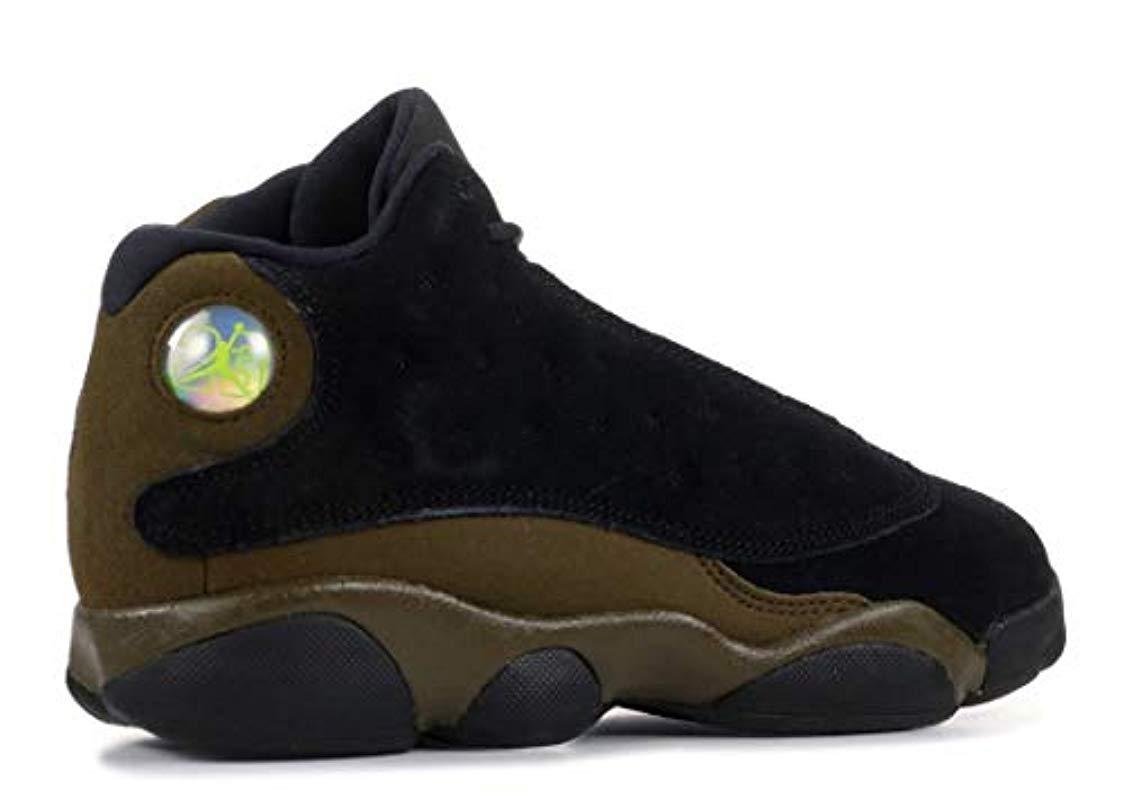 olive green and black 13s