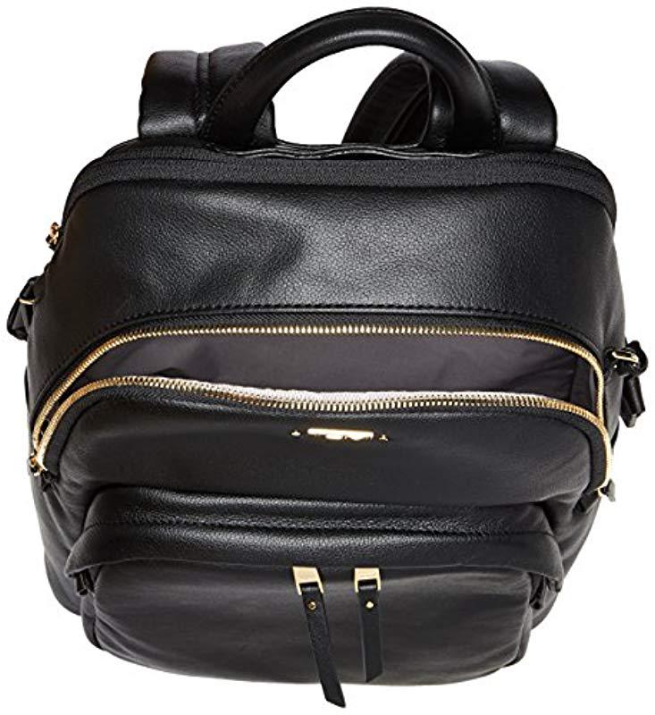 tumi dori backpack leather
