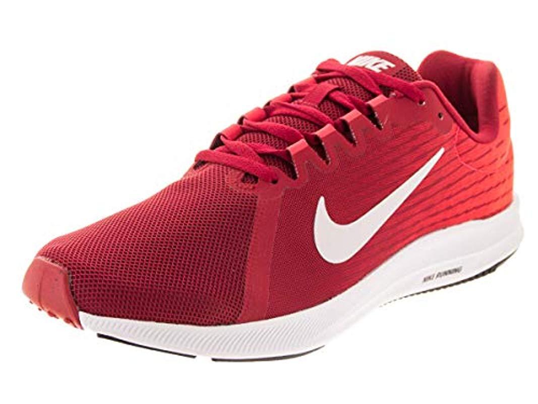 Nike Downshifter 8 Running Shoe in Black/White/Anthracite (Red) for Men |  Lyst