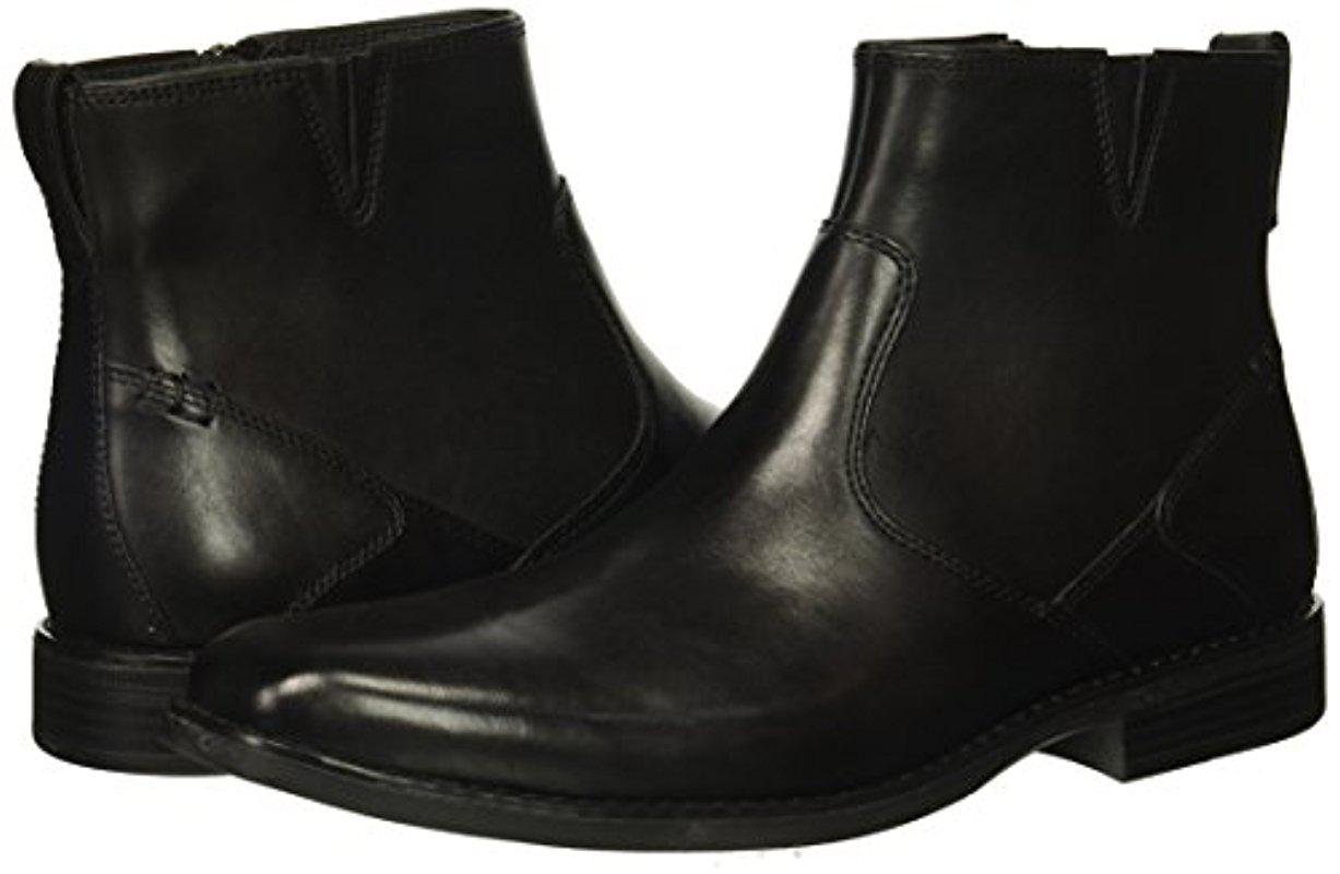 rockport men's traviss zip boot chelsea boot