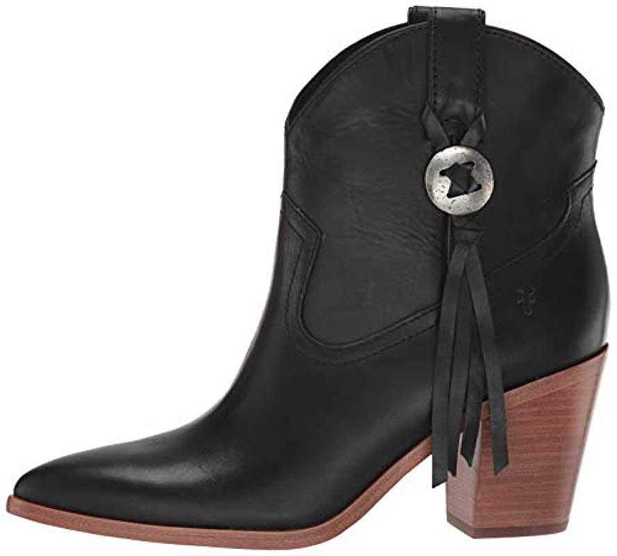 Frye Womens Faye Concho Short Fashion Boot
