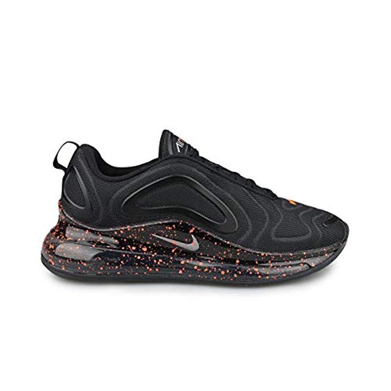 Nike Canvas Air Max 720 Hot Lava Black for Men - Lyst